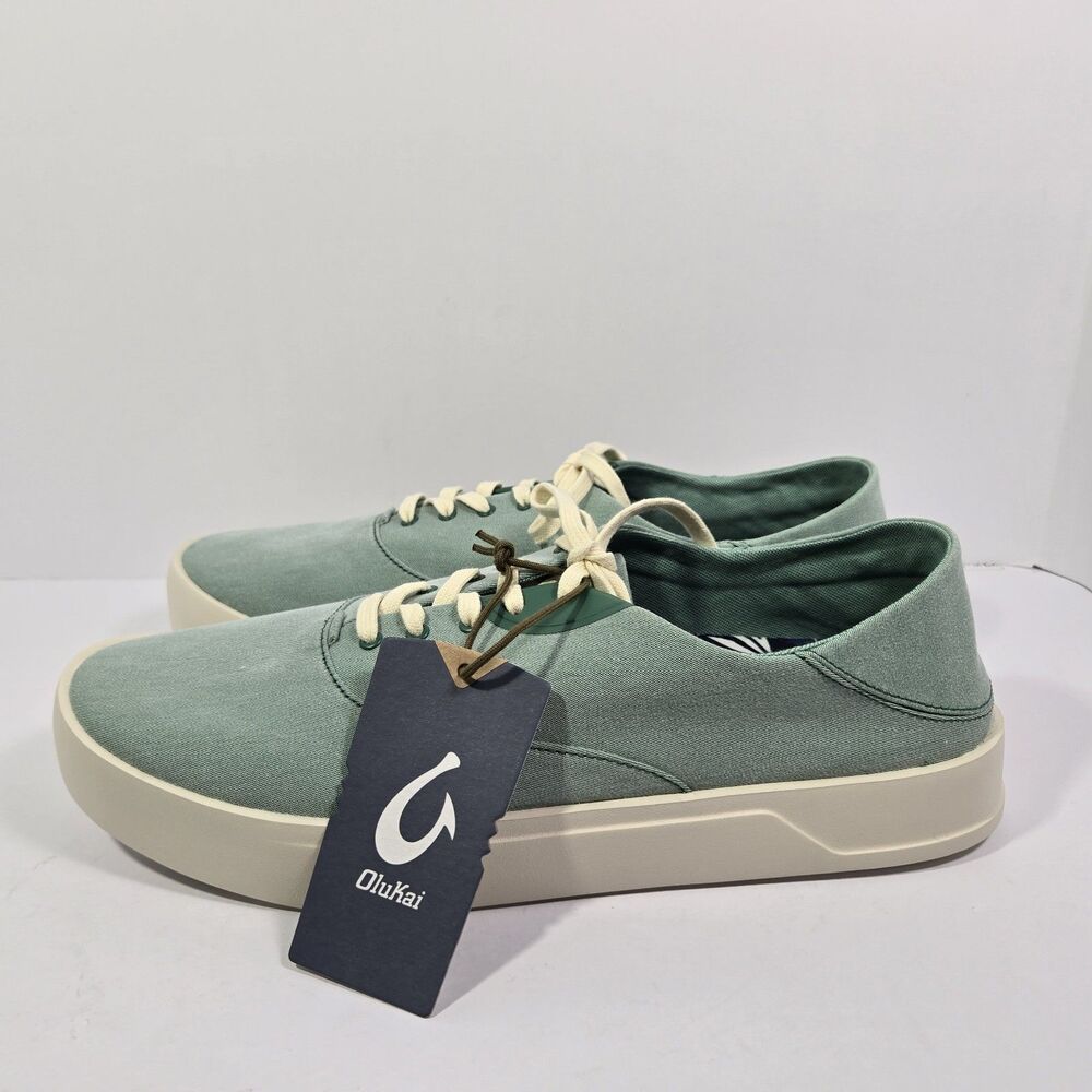 Olukai Tradewind Bamboo Casual Shoes Lightweight Canvas Shoes Mens 13